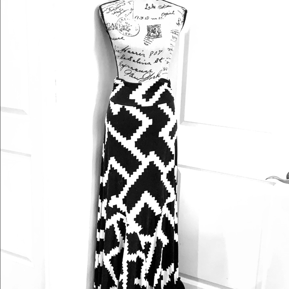 Maeve long skirt from Anthropologie.